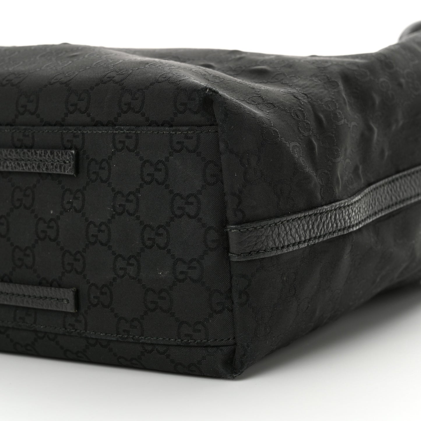 Canvas Monogram Gifford Shopping Tote Black