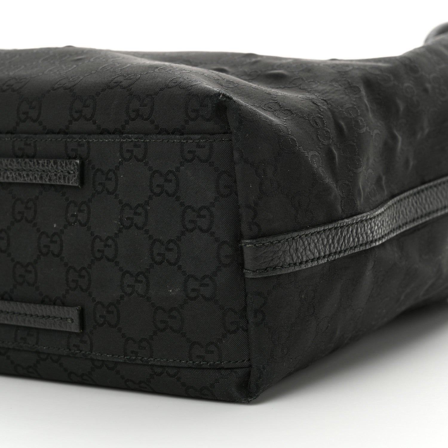 Gucci Canvas Monogram Gifford Shopping Tote Black 10 of 17
