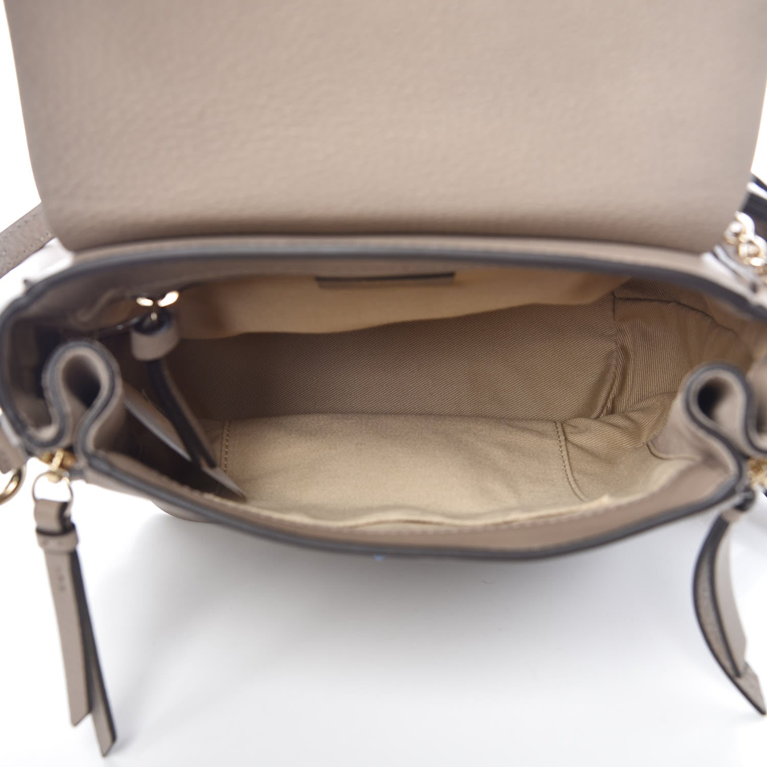 Chloe Suede Calfskin Small Faye Backpack Motty Grey 5 of 10