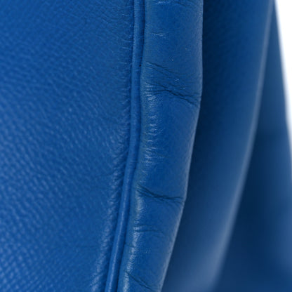 Hermes Courchevel Birkin 35 Bleu France 50 of 66