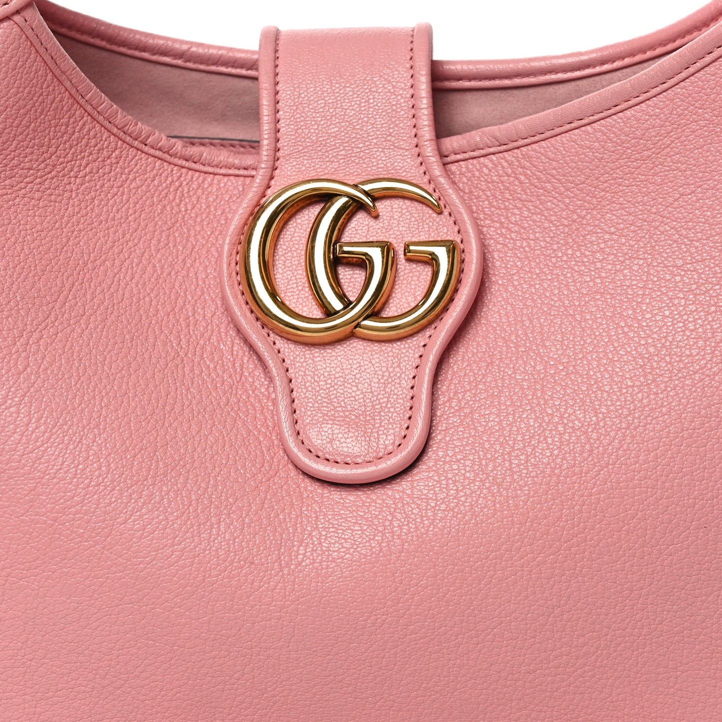 Goatskin Medium Aphrodite Shoulder Bag Wild Rose