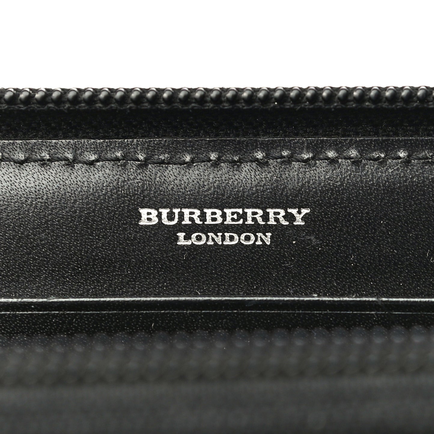 House Check Large Ziggy Zip Around Wallet Black