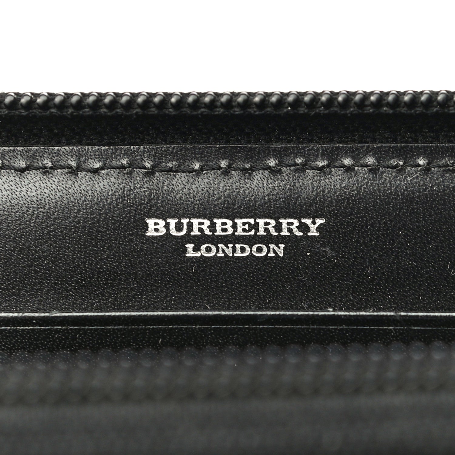 Burberry House Check Large Ziggy Zip Around Wallet Black 6 of 15