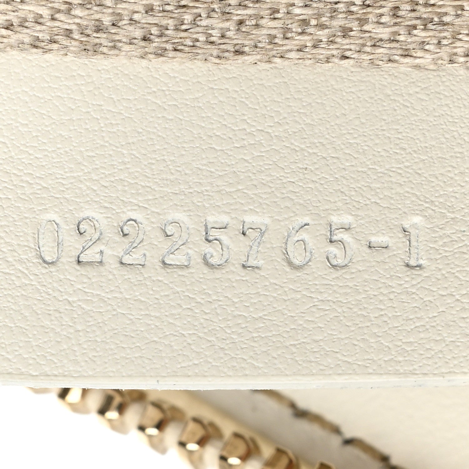 Chloe Calfskin Linen Medium Edith White 7 of 12