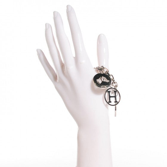 Palladium Breloque Bag Charm Silver