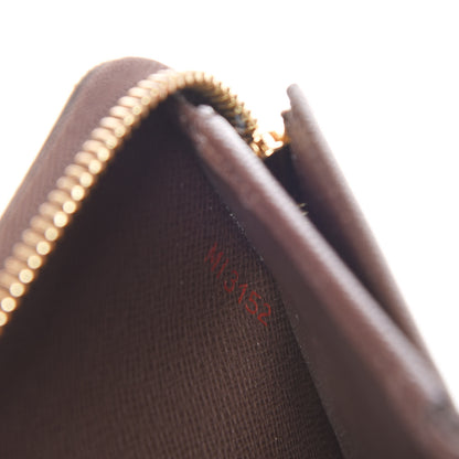 Louis Vuitton Damier Ebene Zippy Compact Wallet 7 of 8