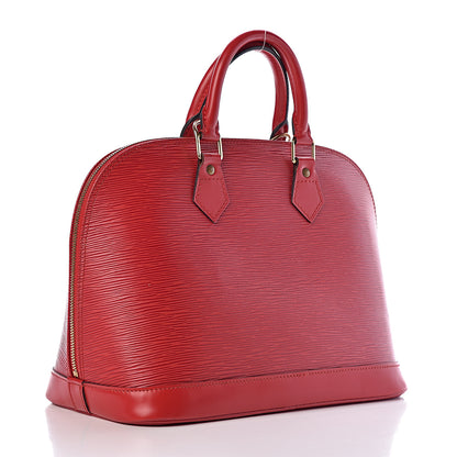 Louis Vuitton Epi Alma PM Castillan Red 3 of 13