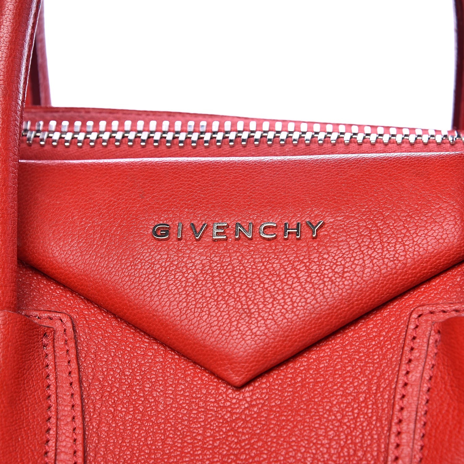 Givenchy Sugar Goatskin Medium Antigona Red 23 of 24