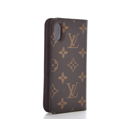 Louis Vuitton Monogram iPhone X Folio Case 3 of 9