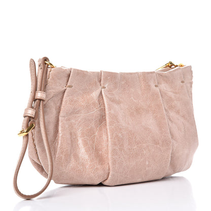 Prada Vitello Shine Wristlet Cipria 3 of 8