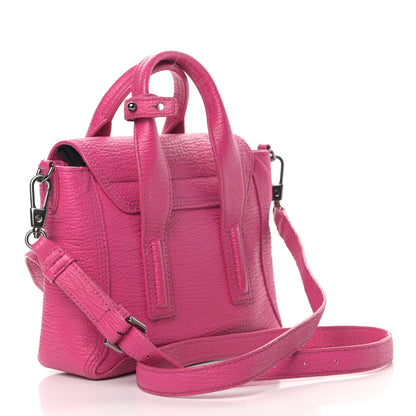 3.1 Phillip Lim Textured Calfskin Mini Pashli Satchel Fuchsia 3 of 18