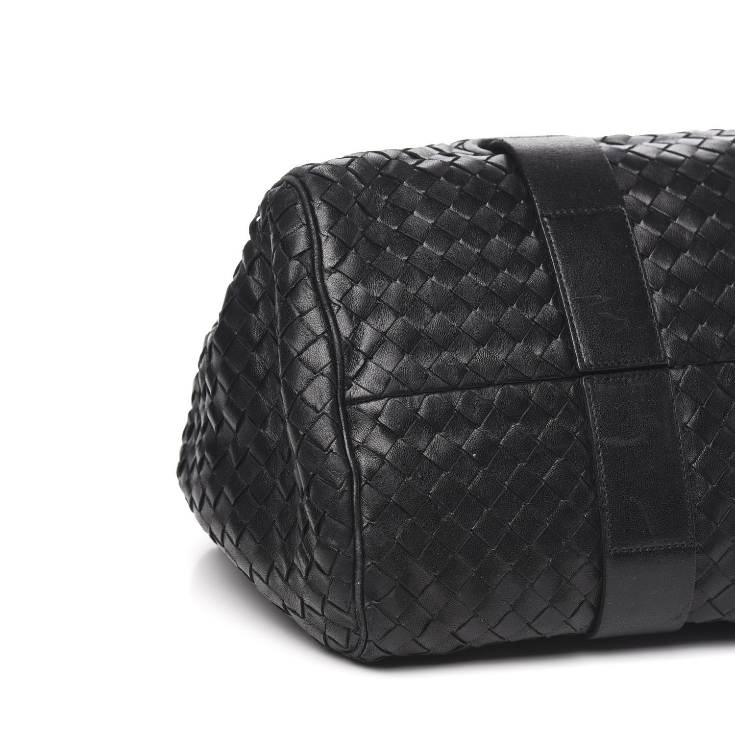 Bottega Veneta Nappa Intrecciato Accordion Satchel Black 10 of 17