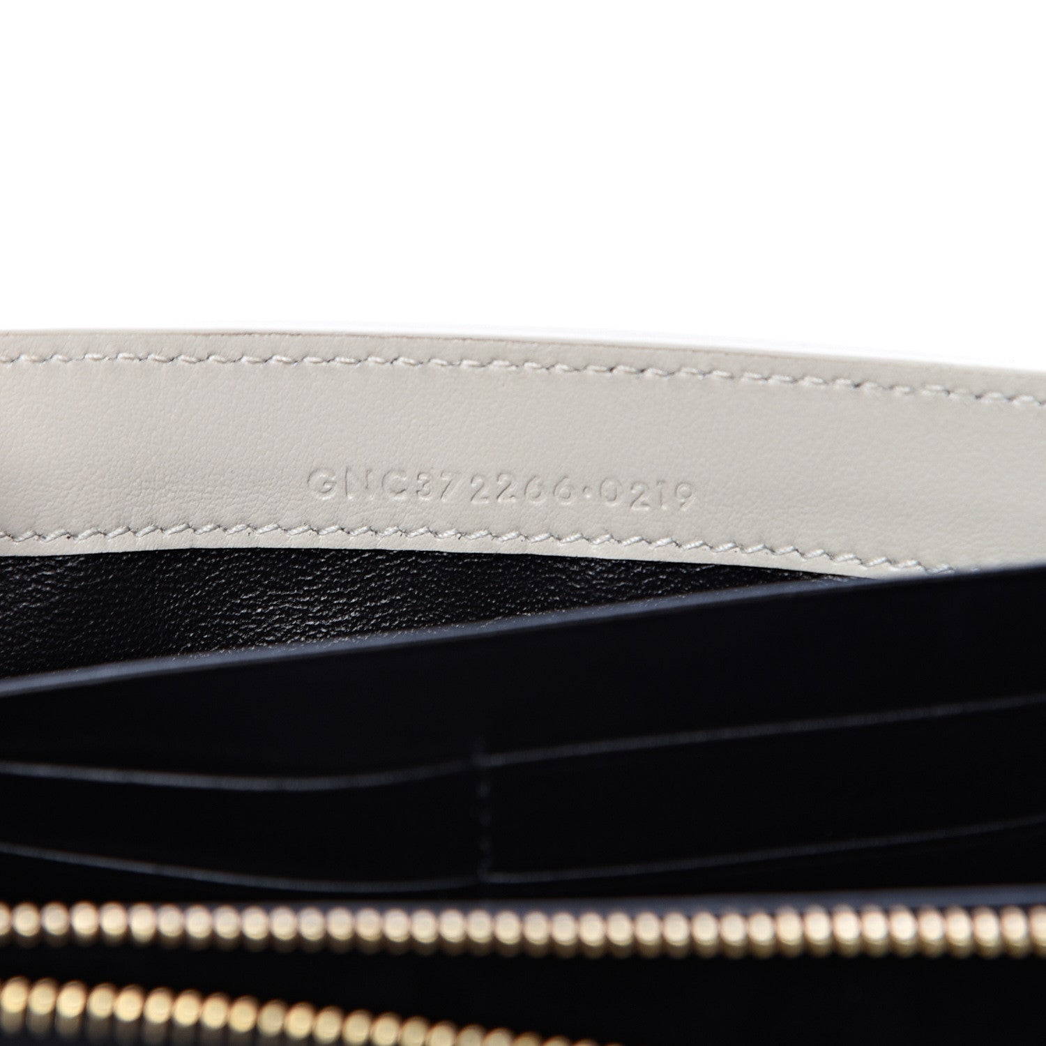 Saint Laurent Calfskin Star Print Classic Monogram Cassandre Wallet White 6 of 9