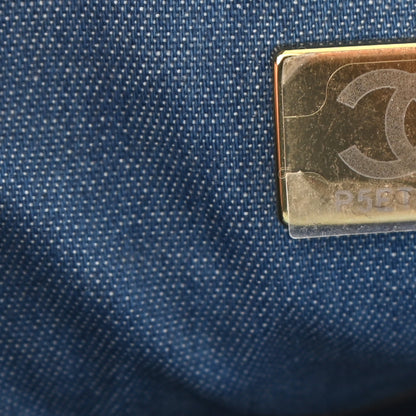 Chanel Denim Quilted Mini Pearl Crush Flap Blue 7 of 11