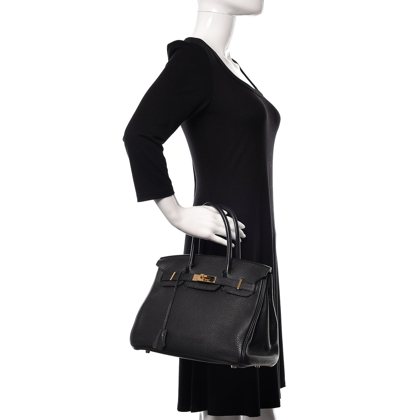 Togo Birkin 30 Black