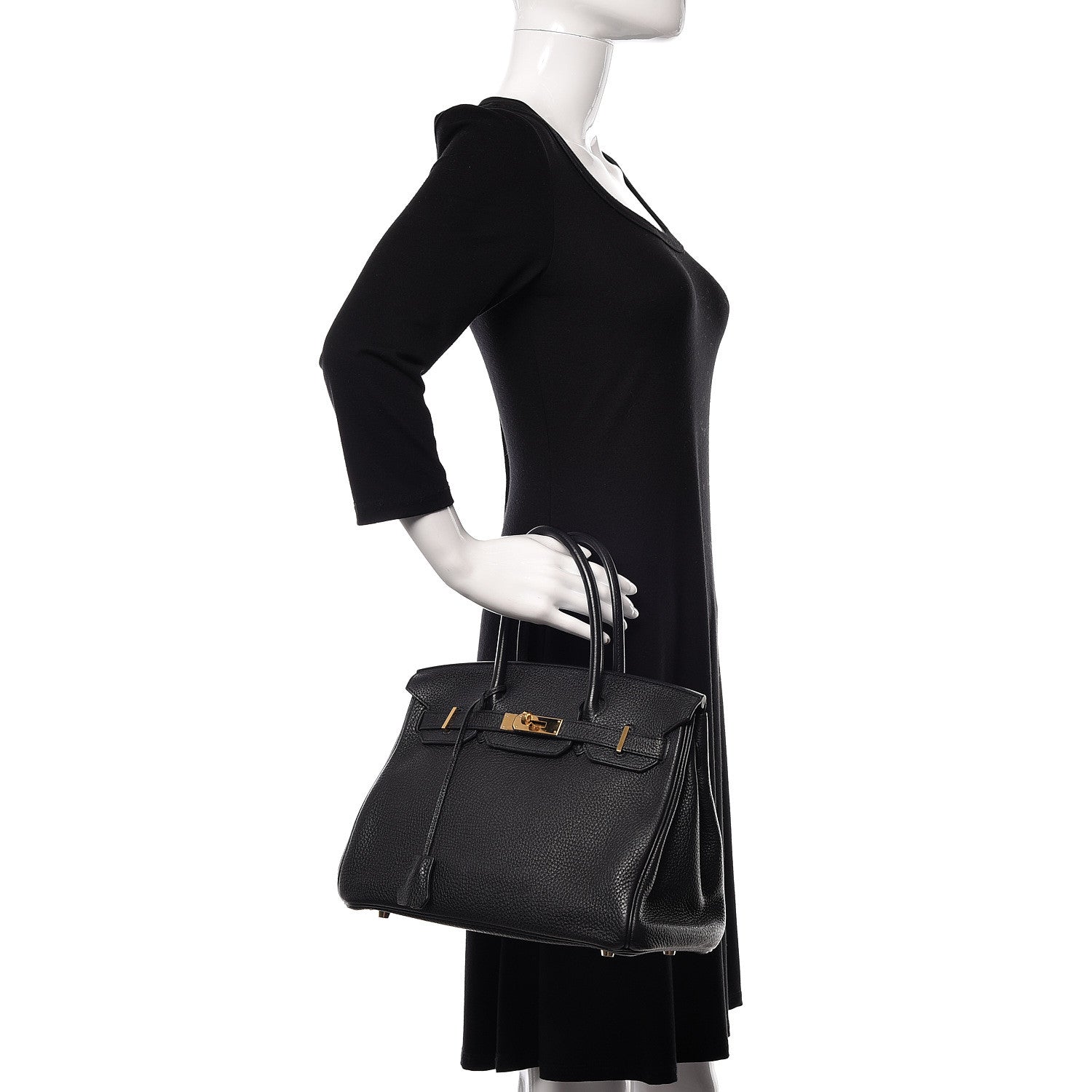 Hermes Togo Birkin 30 Black 2 of 12
