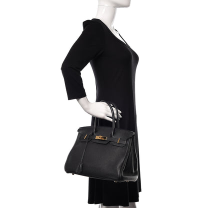 Hermes Togo Birkin 30 Black 2 of 12