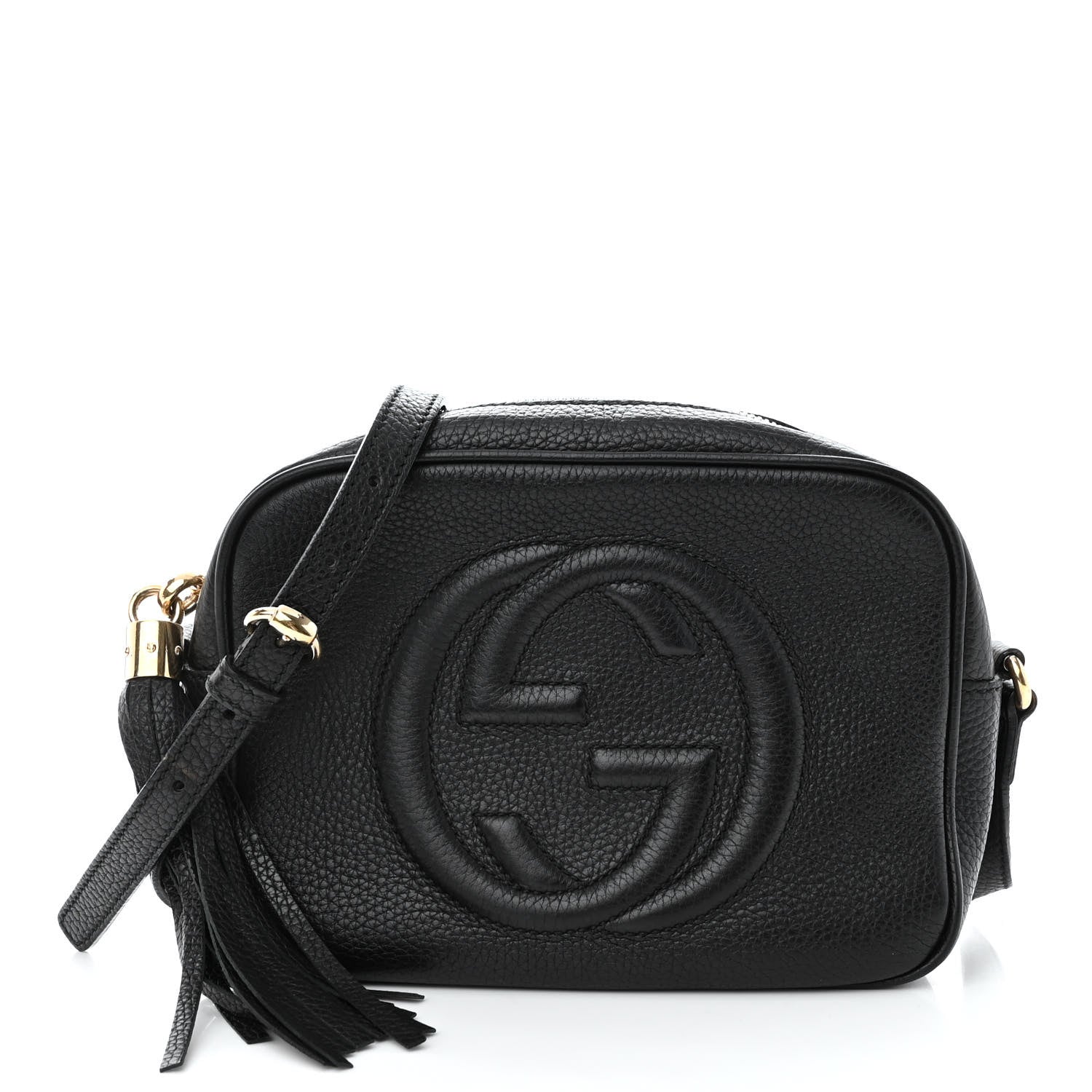 Gucci Pebbled Calfskin Small Soho Disco Bag Black 1 of 9