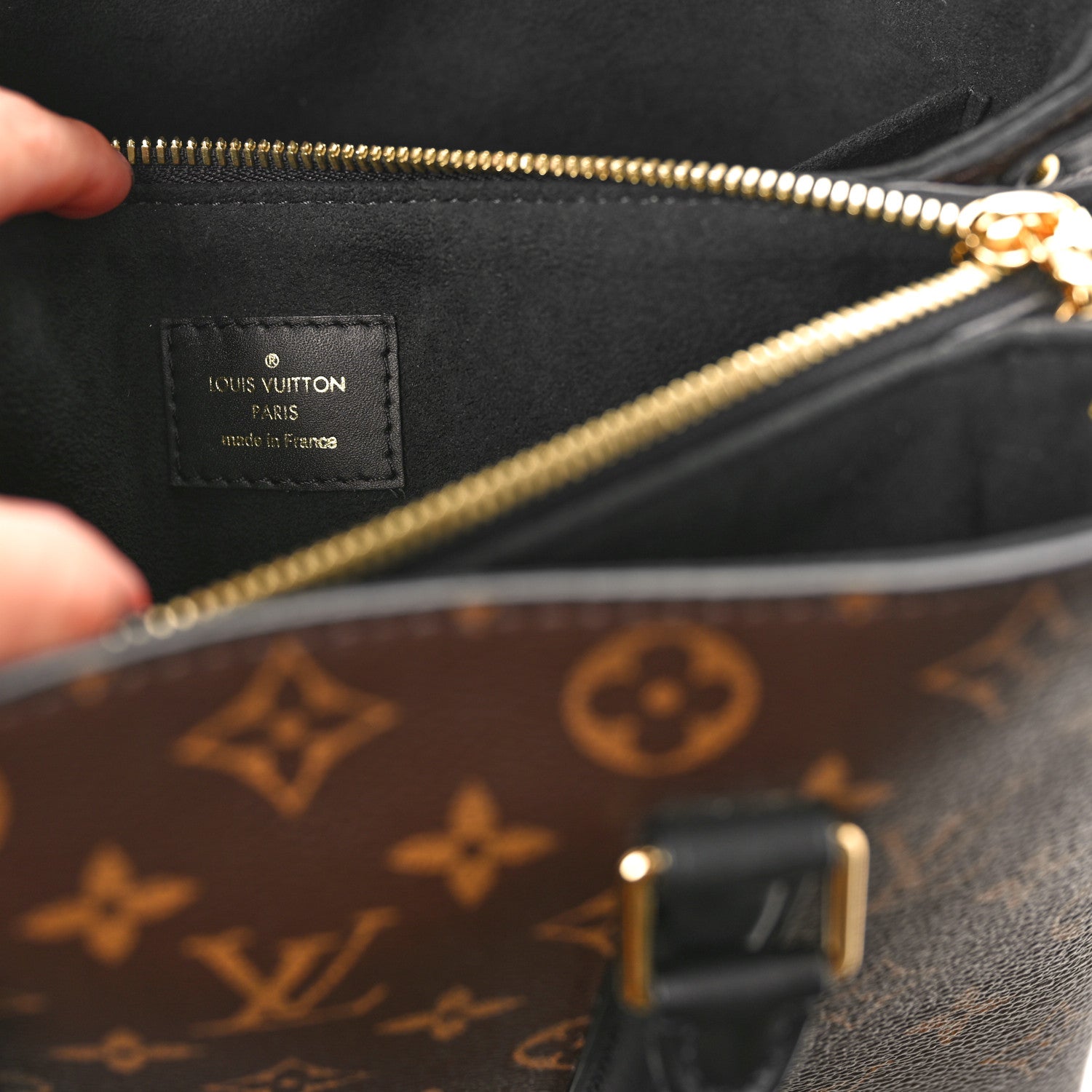 Louis Vuitton Monogram Soufflot BB Black 6 of 8