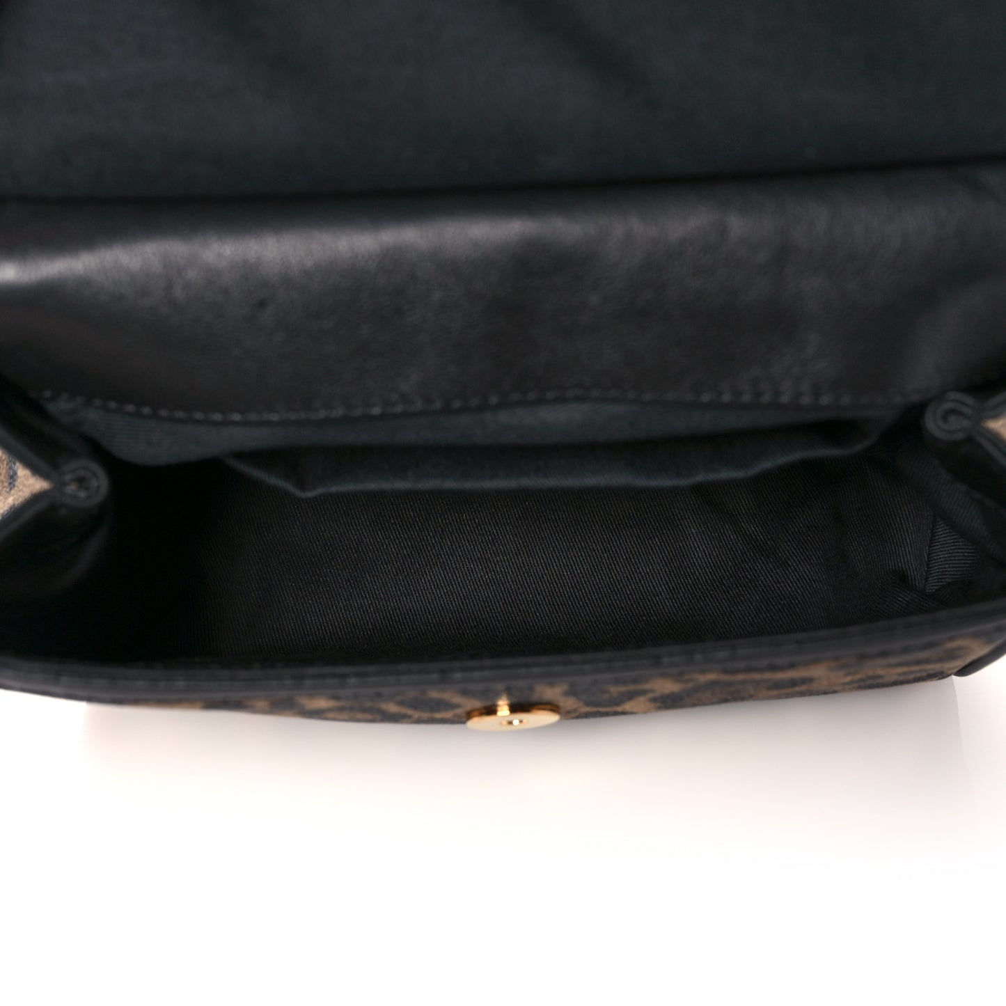 Dauphine Leopard Print Mini Miss Sicily Satchel Black