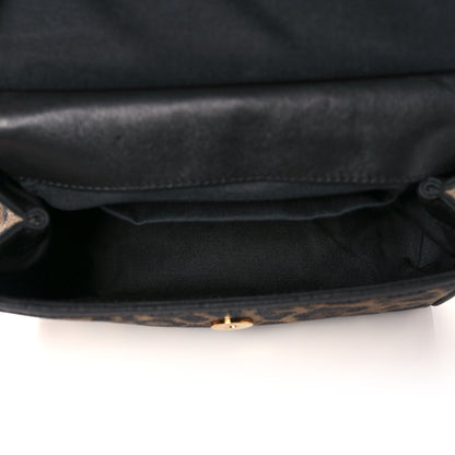 Dolce & Gabbana Dauphine Leopard Print Mini Miss Sicily Satchel Black 5 of 10