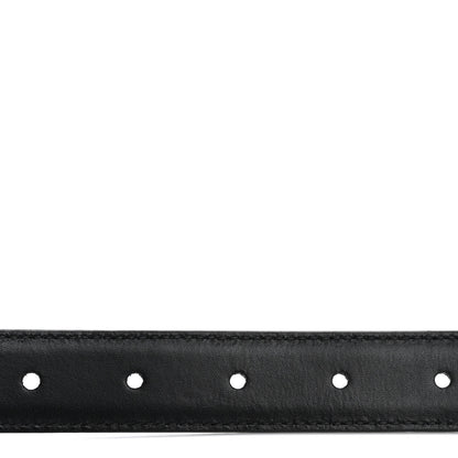 Celine Taurillon Calfskin Medium Triomphe Belt 85 34 Black 5 of 10