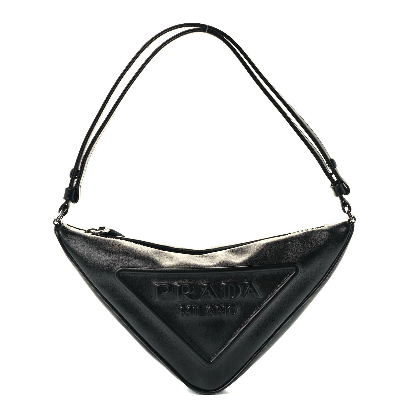 Grace Lux Triangle Pouch Black