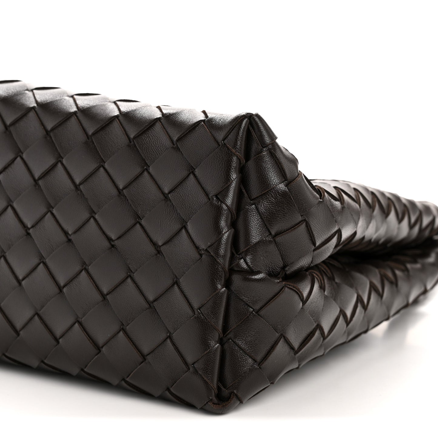 Nappa Intrecciato Medium Andiamo Shoulder Bag Fondant