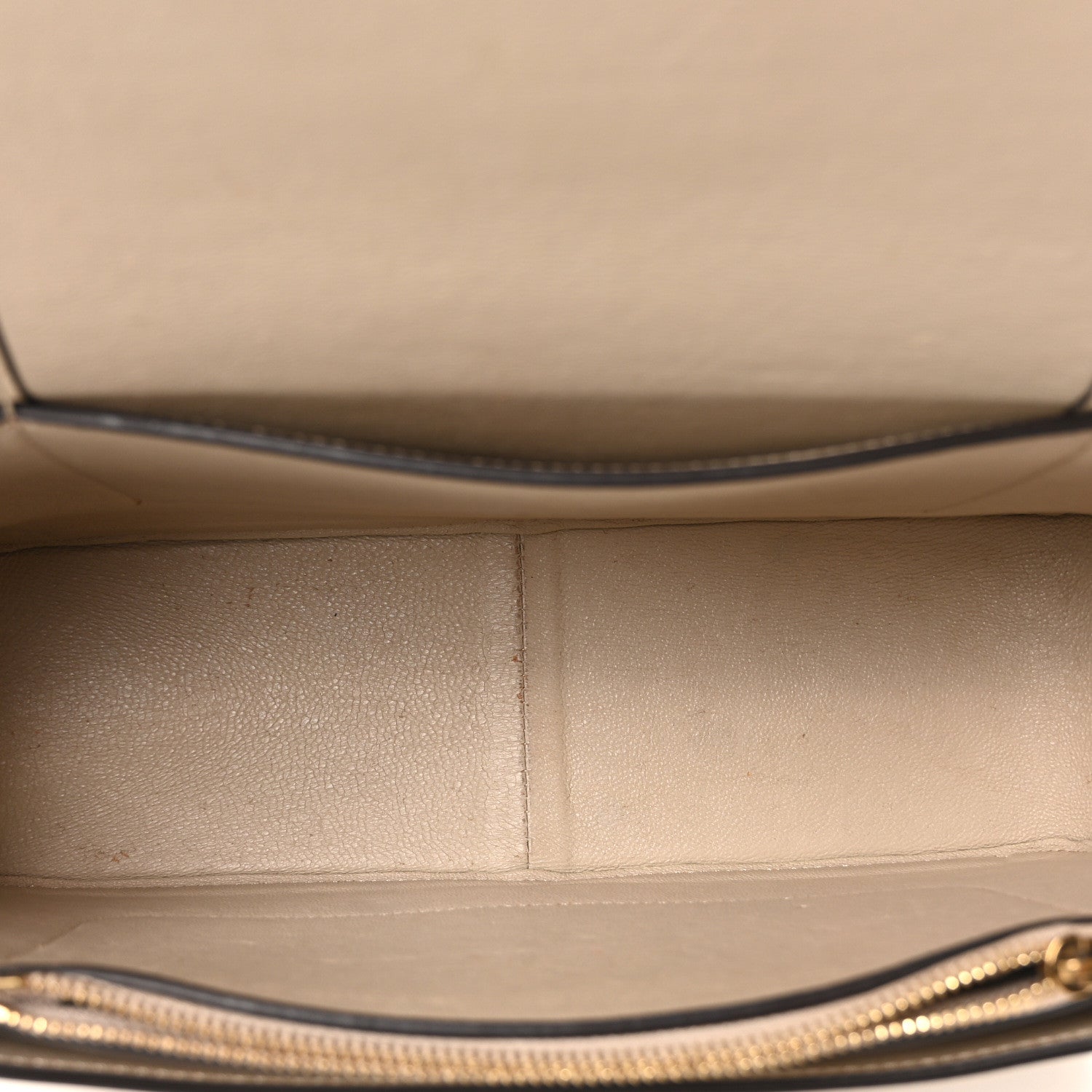 Celine Shiny Smooth Calfskin Medium Frame Shoulder Bag Grege Storm 5 of 10