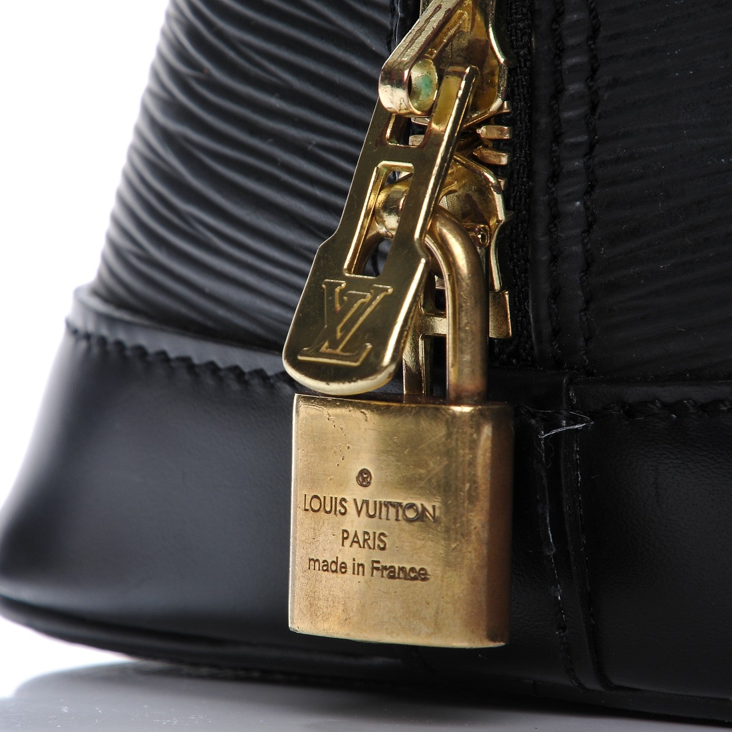Louis Vuitton Epi Alma PM Black 9 of 10