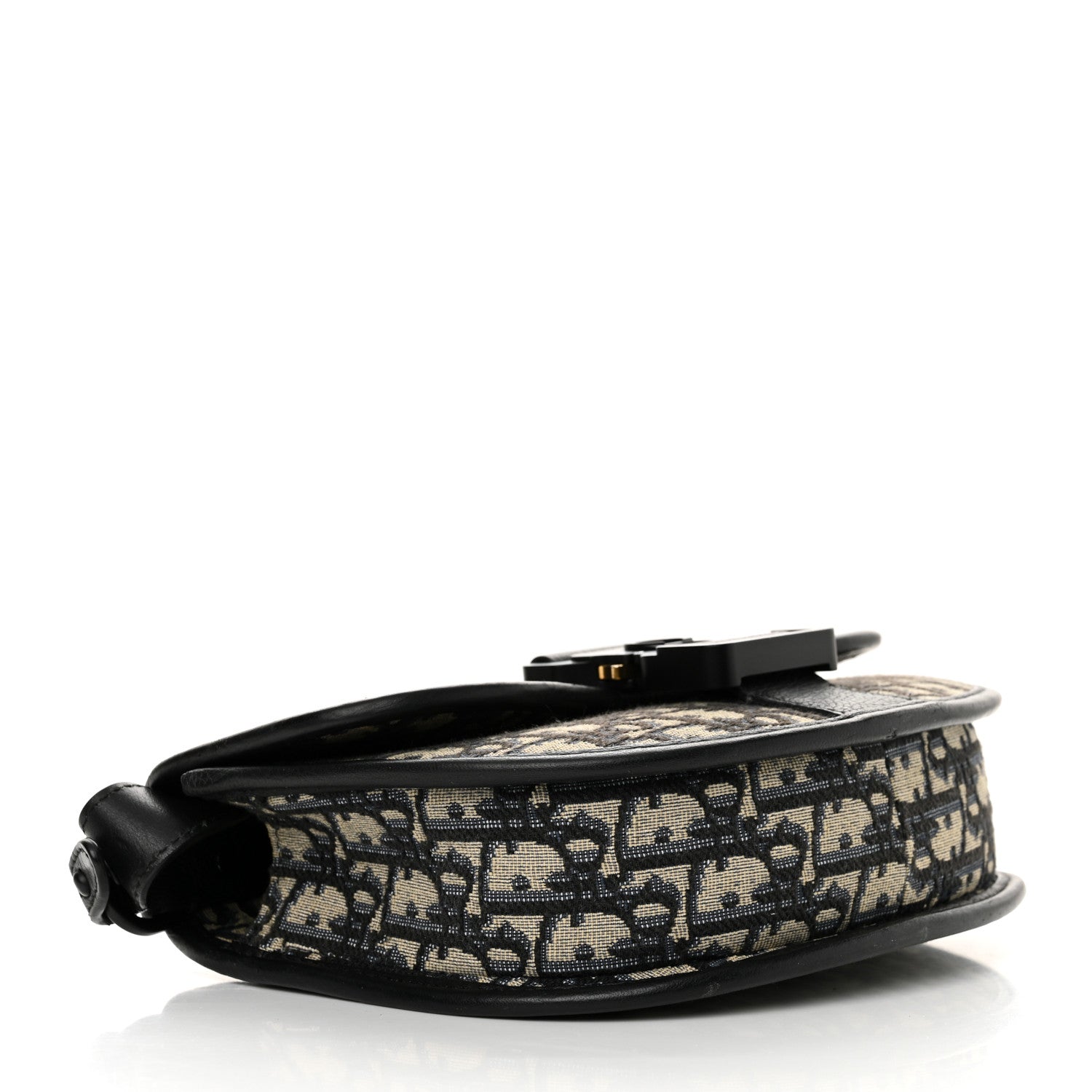 Christian Dior Oblique Grained Calfskin Mini Gallop Bag With Strap