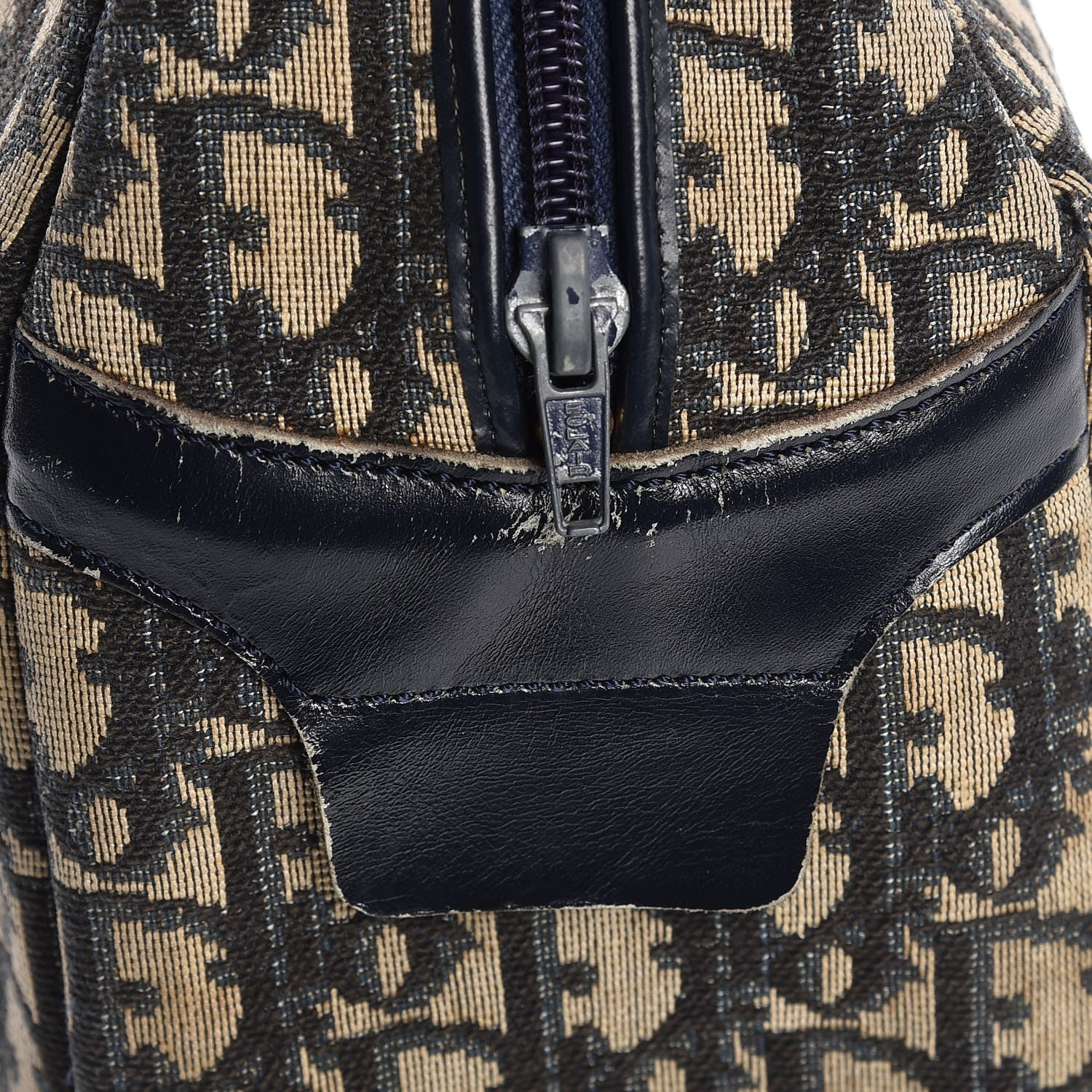 Christian Dior Monogram Tote Navy Blue 15 of 21