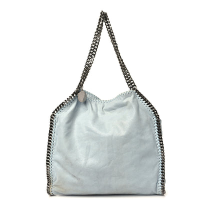 Stella McCartney Shaggy Deer Falabella Fold Over Tote Light Blue 1 of 10