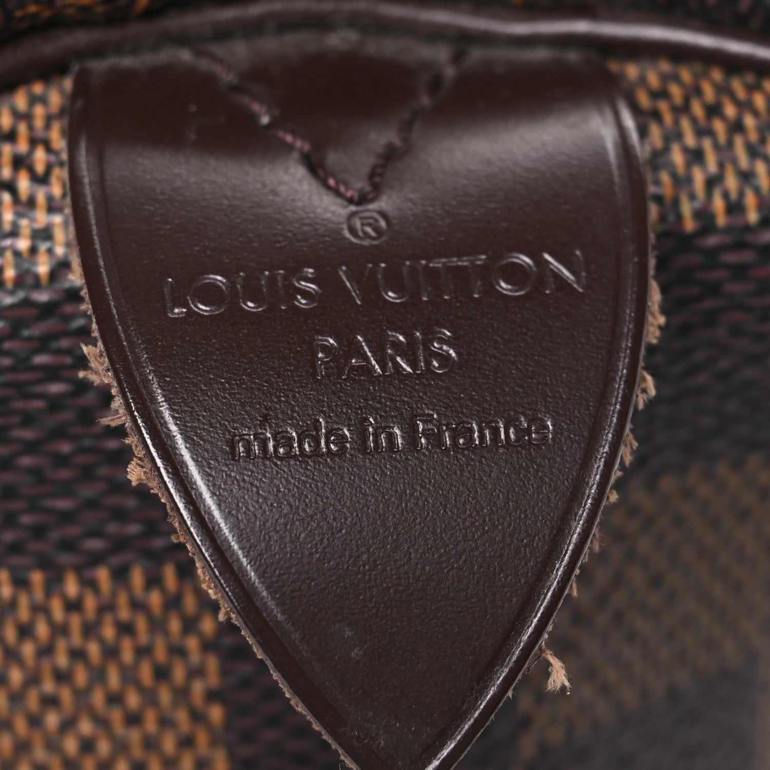 Louis Vuitton Damier Ebene Speedy 30 6 of 9