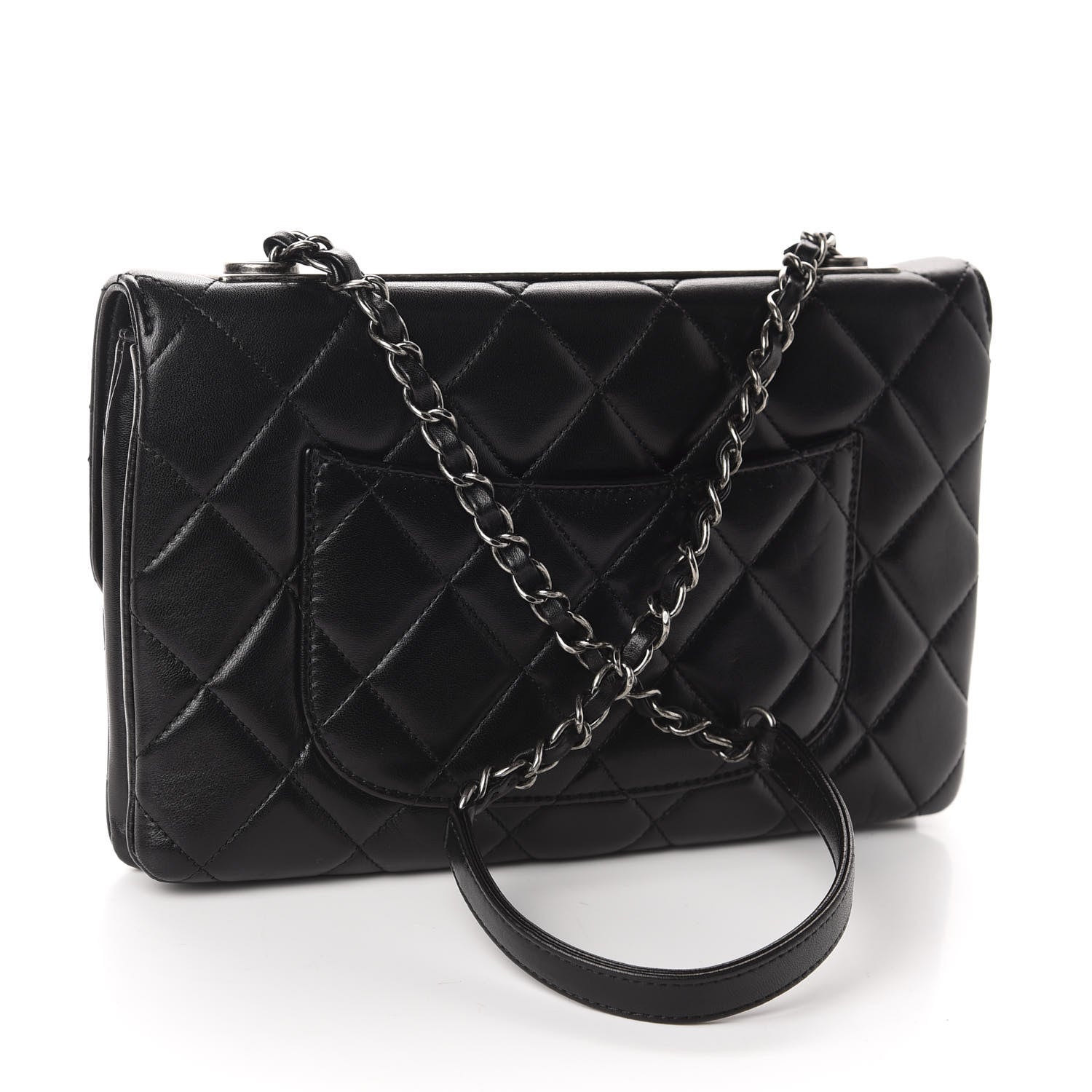 Chanel Lambskin Quilted Medium Trendy CC Flap Black 3 of 11
