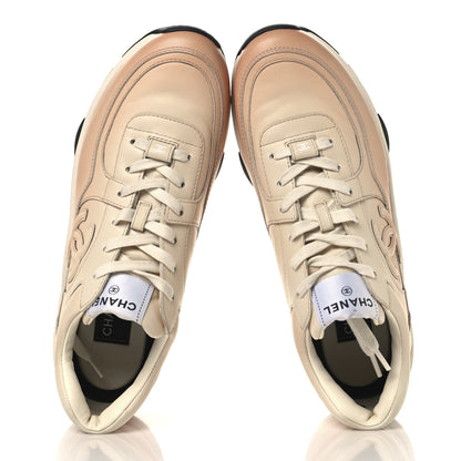 Chanel Gradiant Calfskin CC Womens Sneakers 40 Light Orange 2 of 9