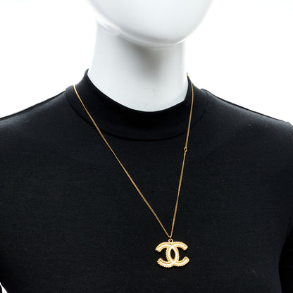 Chanel Metal CC Necklace Matte Gold 2 of 6
