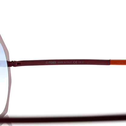 Fendi Octagon Sunglasses FF0521/S Pink Orange 6 of 7