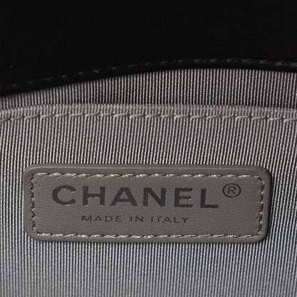 Chanel Calfskin Chevron Quilted Small Boy Flap Black 7 of 11