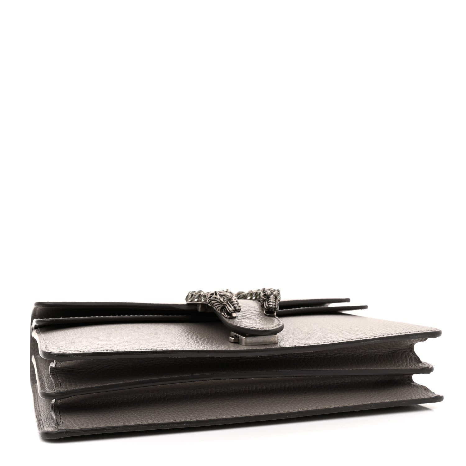 Gucci Pebbled Calfskin Small Dionysus Shoulder Bag Dusty Grey 4 of 12