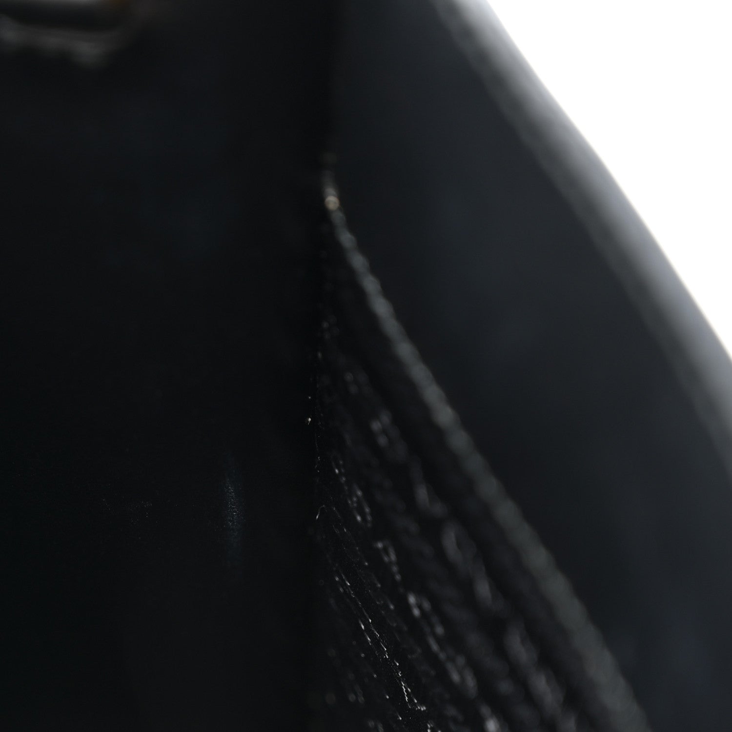 Prada Saffiano Lux Triangle Logo Embossed Small Double Handle Crossbody Tote Black 11 of 11
