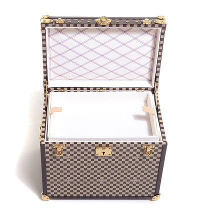 Louis Vuitton Damier 1895 Ladies Hat Trunk Mini Malle Chapeaux Jewelry Box 6 of 7