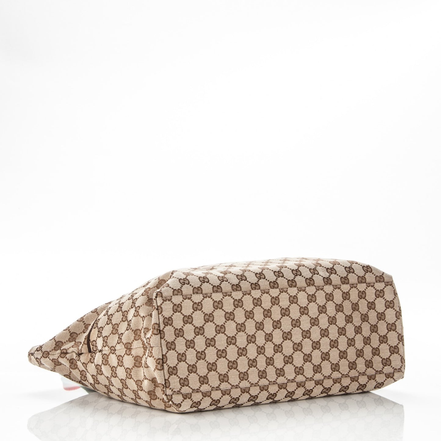 Monogram Web Large Diaper Tote Brown