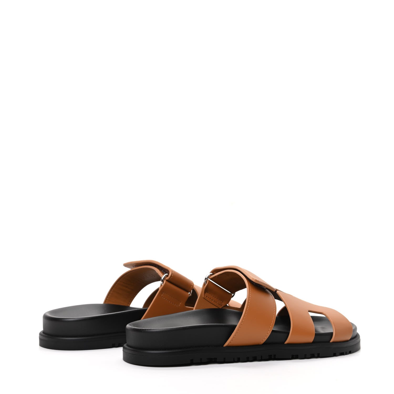 Hermes Calfskin Womens Chypre Sandals 36 Gold 4 of 9