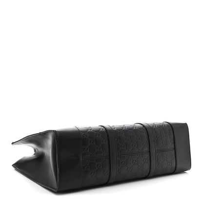 Gucci Guccissima Signature Briefcase Black 4 of 16