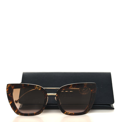 Fendi Acetate Metal F is Fendi FF Square Cat Eye Sunglasses FF 0424/F/S Havana 7 of 7