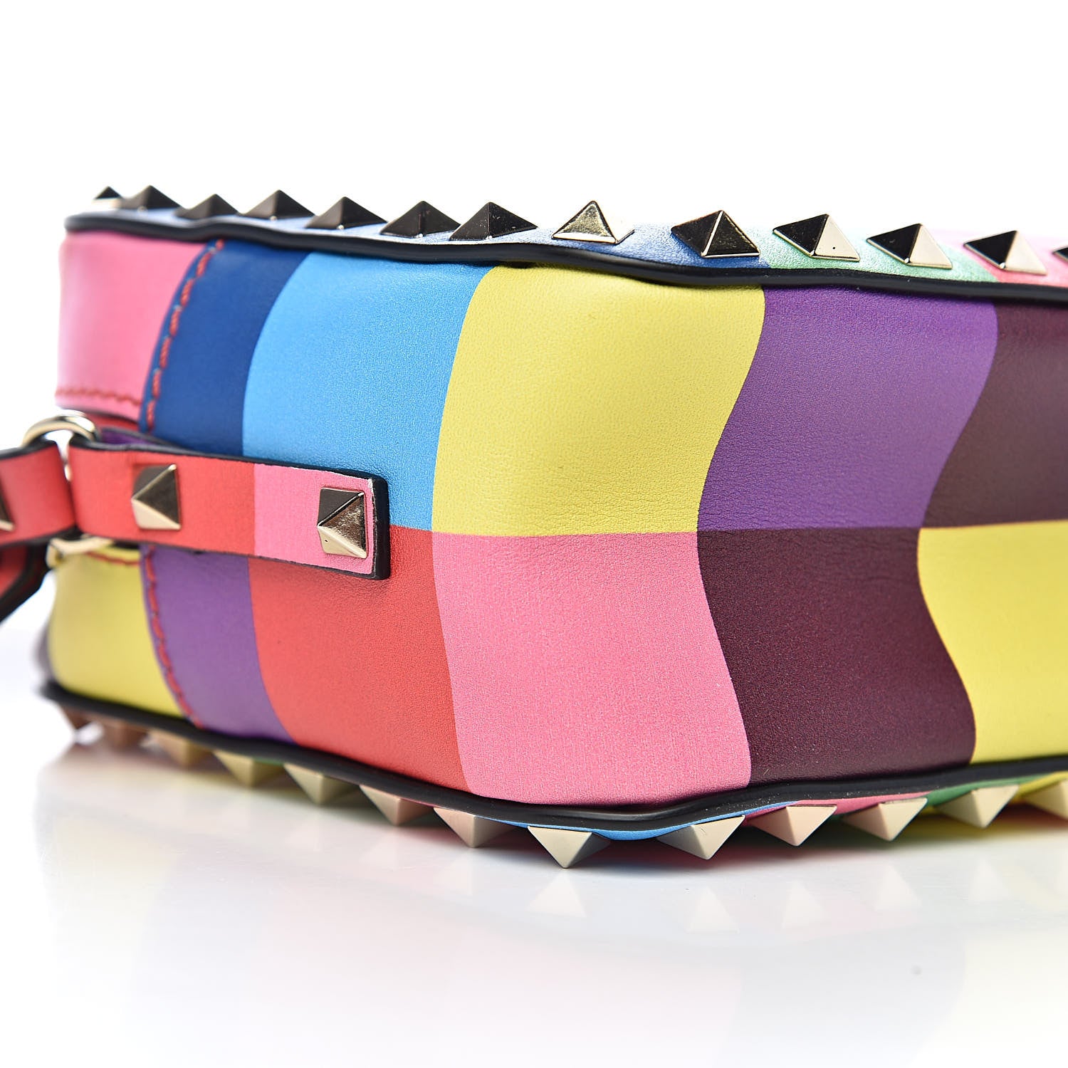 Valentino Garavani Vitello 1973 Rockstud Camera Crossbody Bag Multicolor 8 of 10