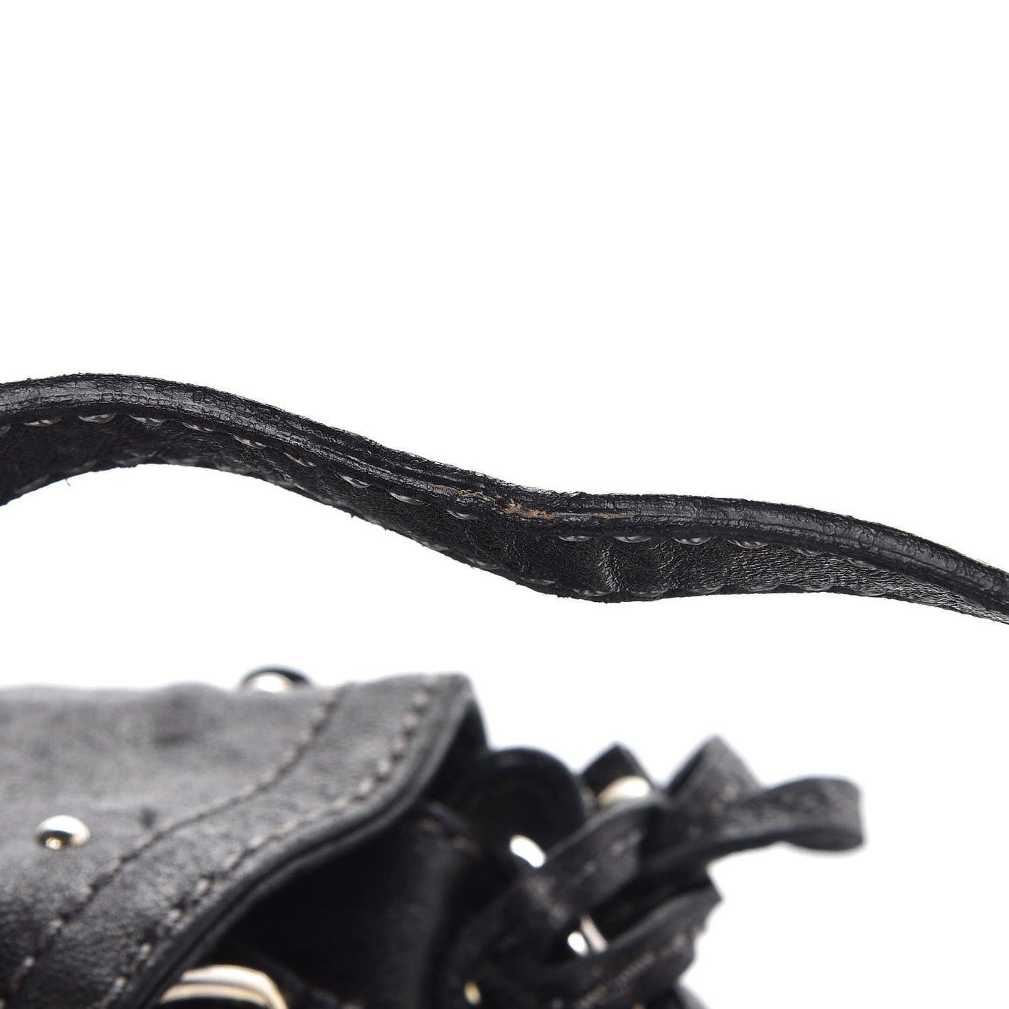 Lambskin Paddington Capsule Satchel Black