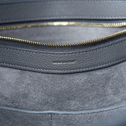 Celine Soft Grained Calfskin Small Belt Cabas Phantom Grey 7 of 10
