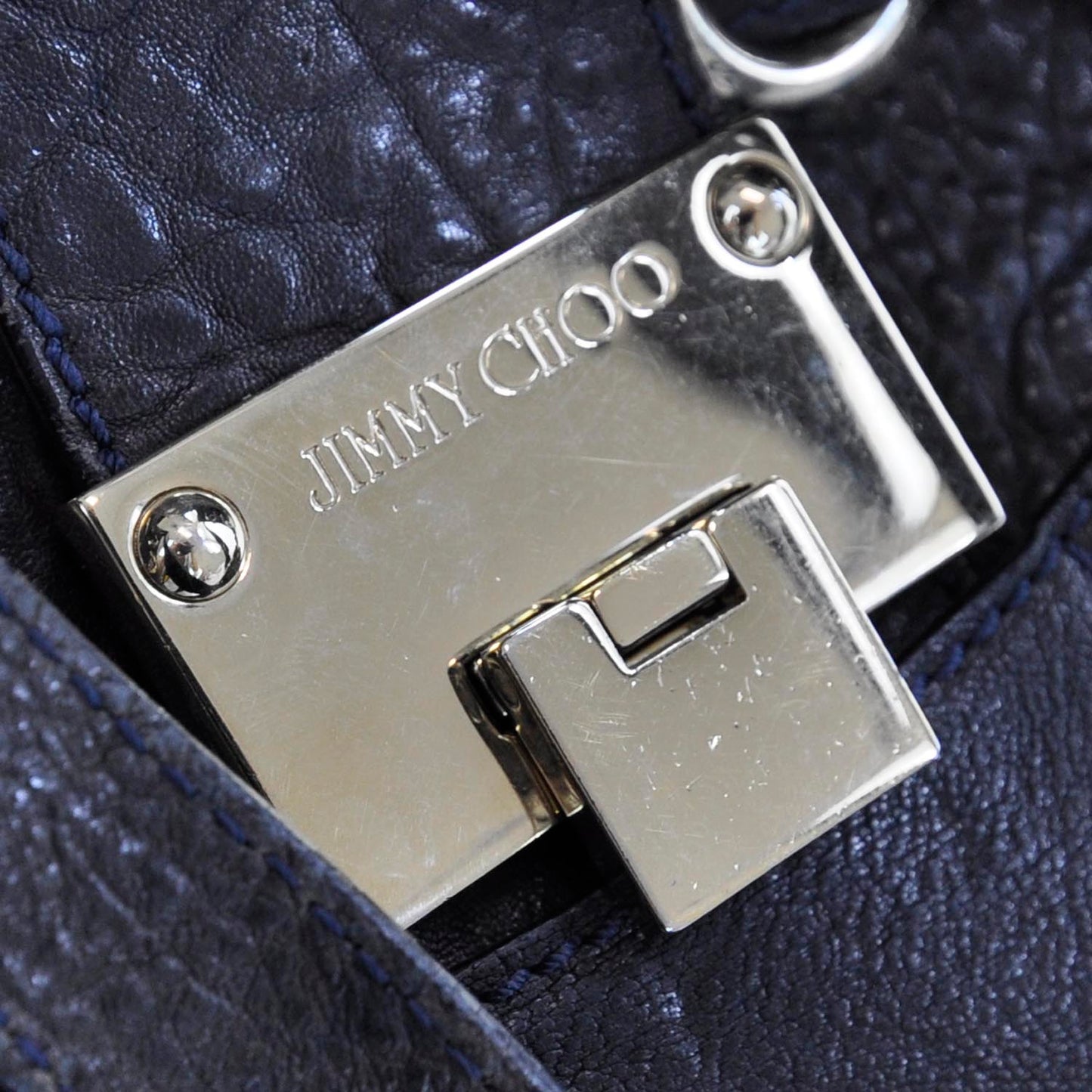 Drummed Leather Riki Blue